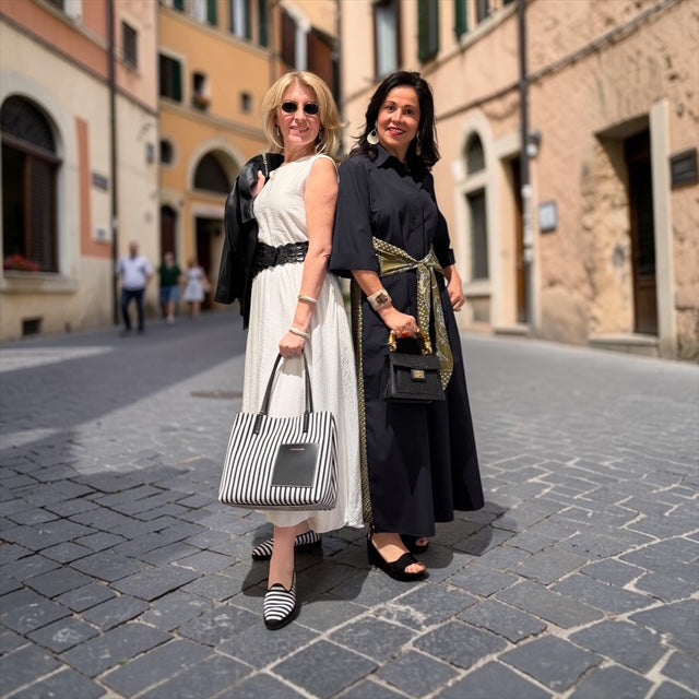 italian dress for women Women's ROME New Collection ITALY BYMANYC New York Picture Color / M A removable sash belt strategically cinches the waist HAOTAGS Italian Dress Medium Sleeve