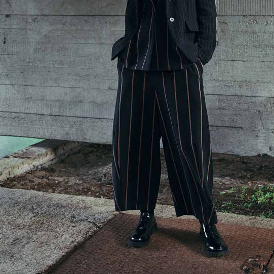 Women wearing picture Easy Print Pants Stripes Neirami Sold at Aqualtawear 2