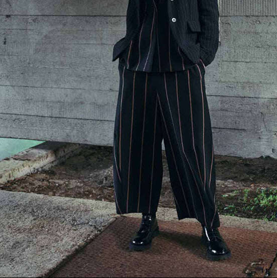 Women wearing picture Easy Print Pants Stripes Neirami Sold at Aqualtawear 2