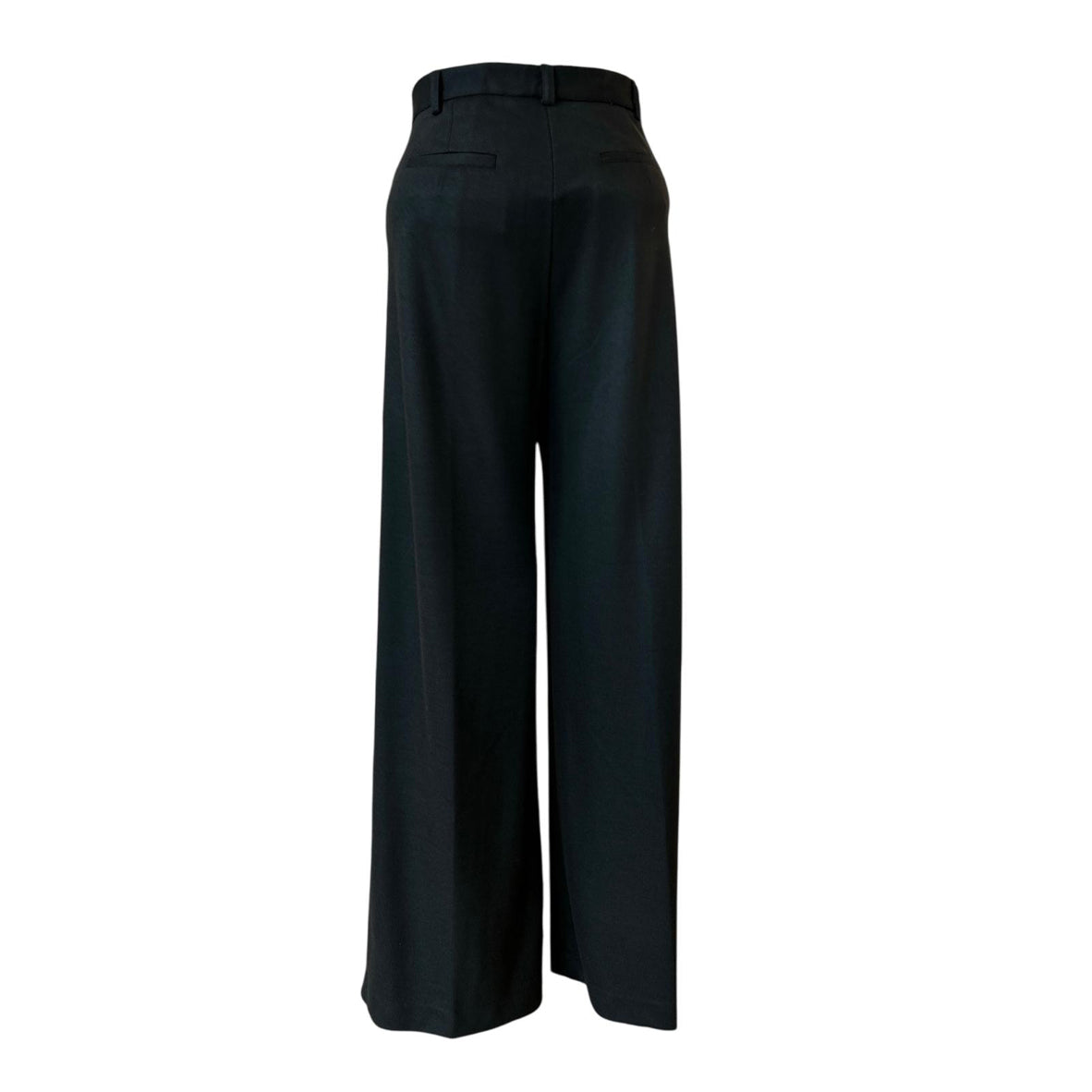 Back picture of Black Palazzo Pants for women Goodmatch sold at Aqualta