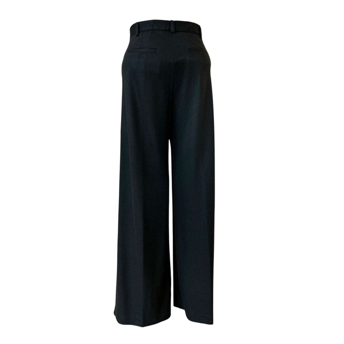 Back picture of Black Palazzo Pants for women Goodmatch sold at Aqualta