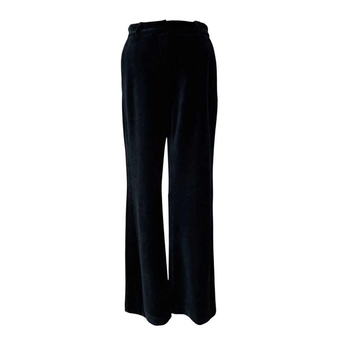 Black Palazzo Pants Velvet for women Goodmatch sold at Aqualta