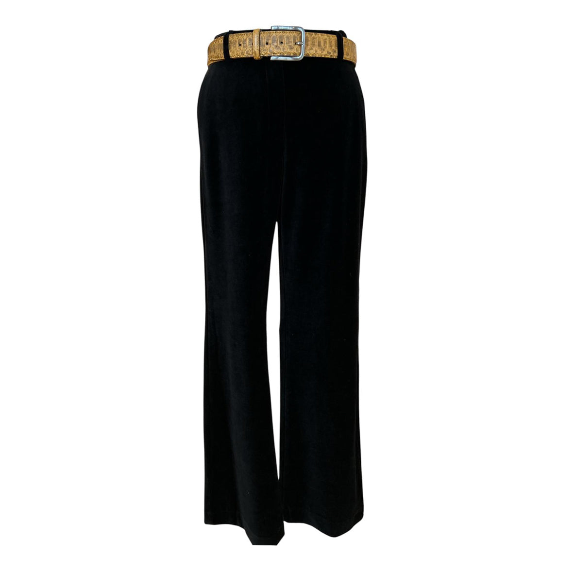 Black Palazzo Pants Velvet for women Goodmatch sold at Aqualta 2