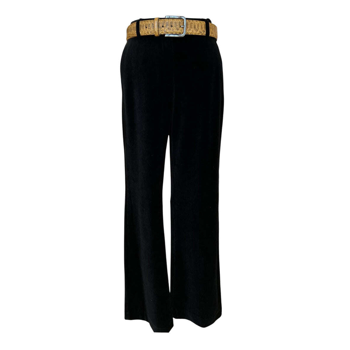 Black Palazzo Pants Velvet for women Goodmatch sold at Aqualta 2