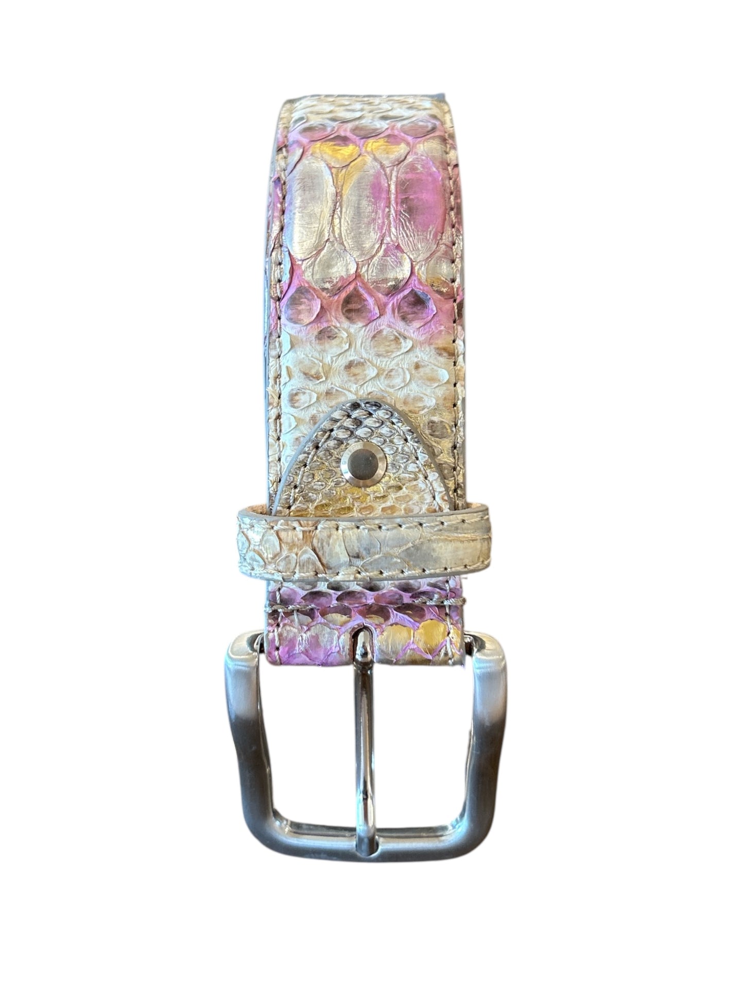 Chagall Mix Rose Belt Python