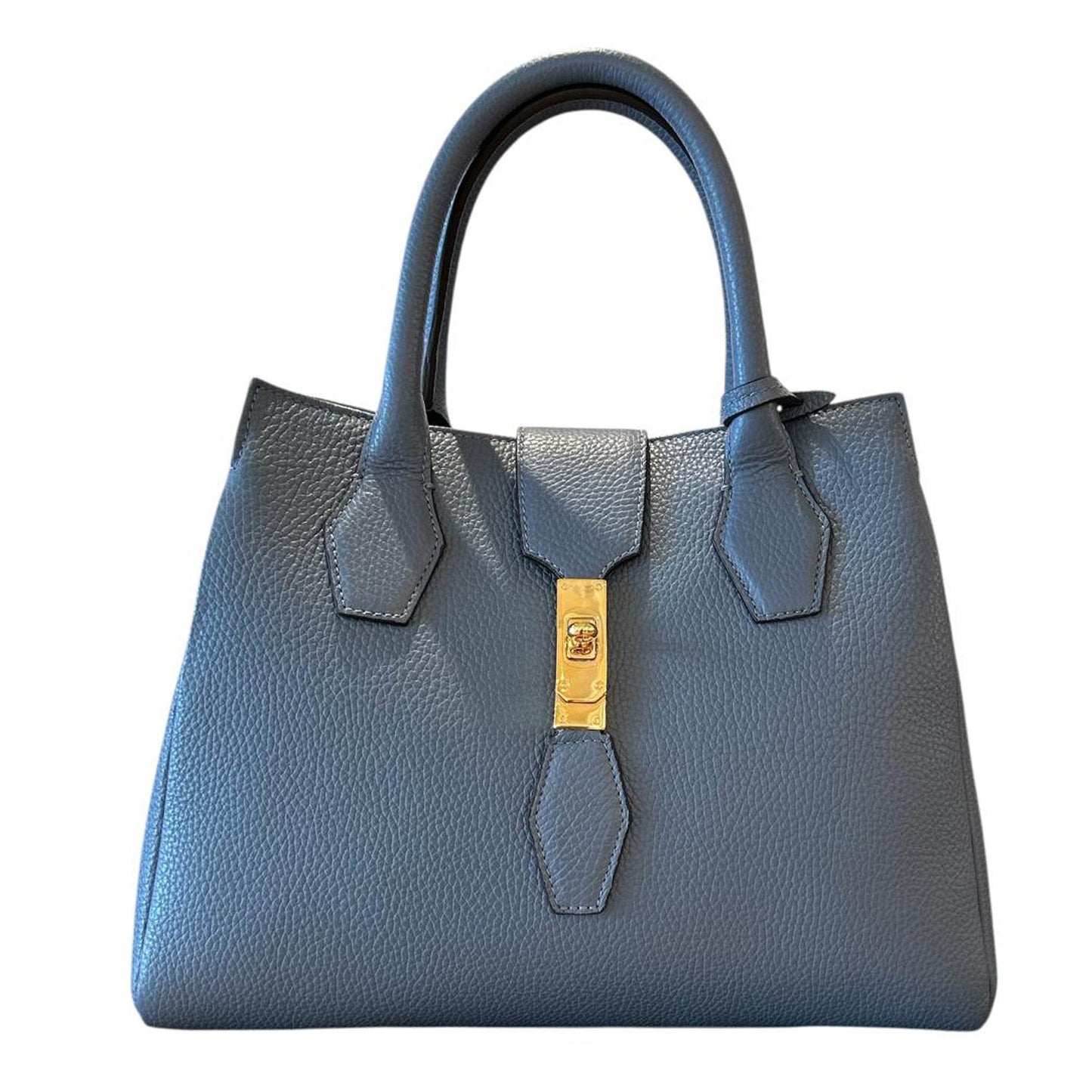 Front picture of our Classic Satchel Bag light Blue sold at Aqualtawear