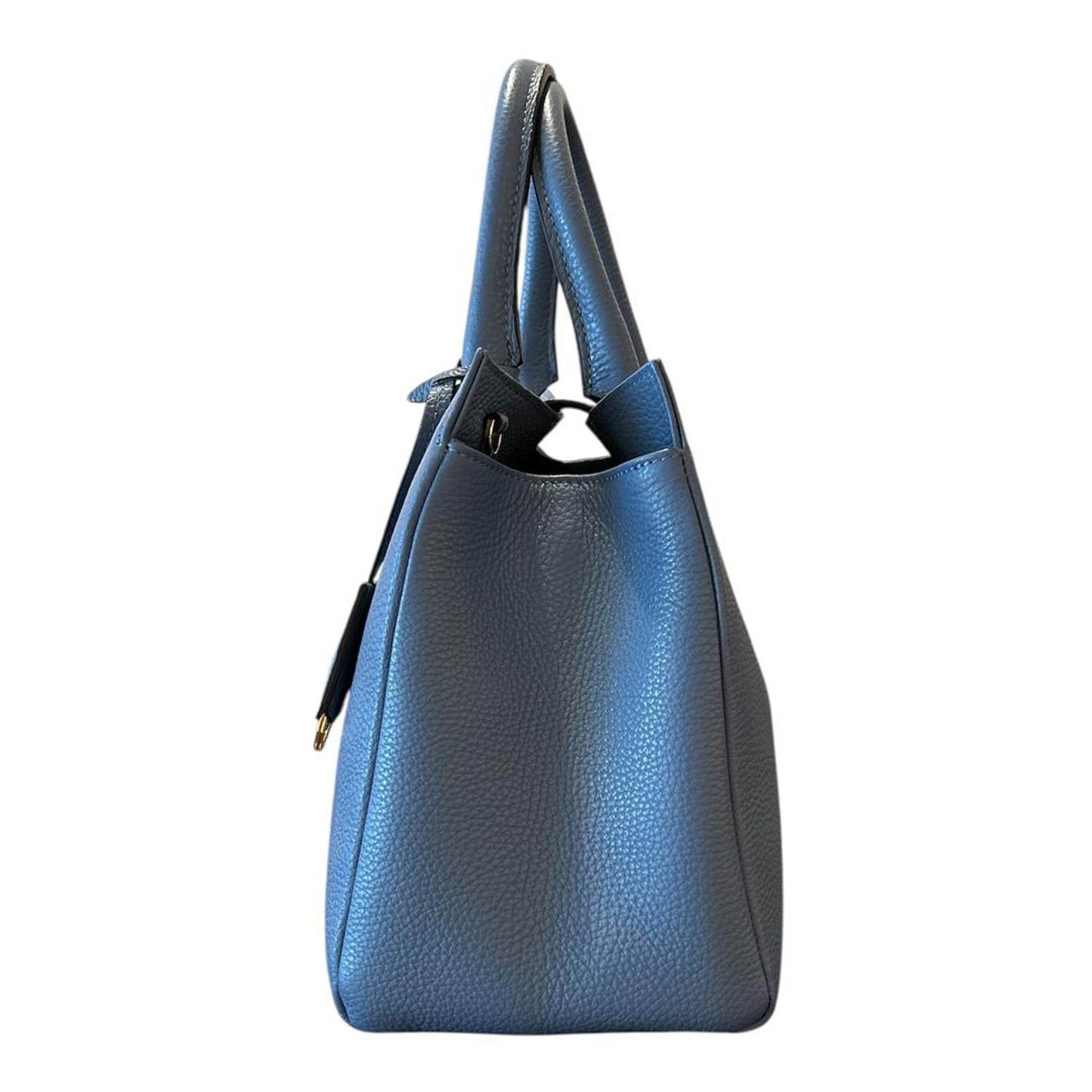 Side picture of our Classic Satchel Bag light Blue sold at Aqualtawear