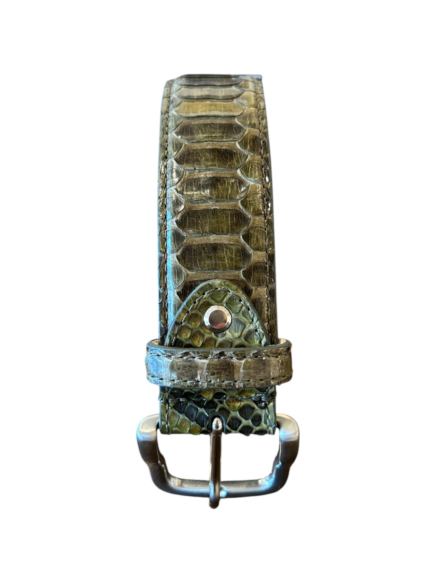 Military Green Belt Python