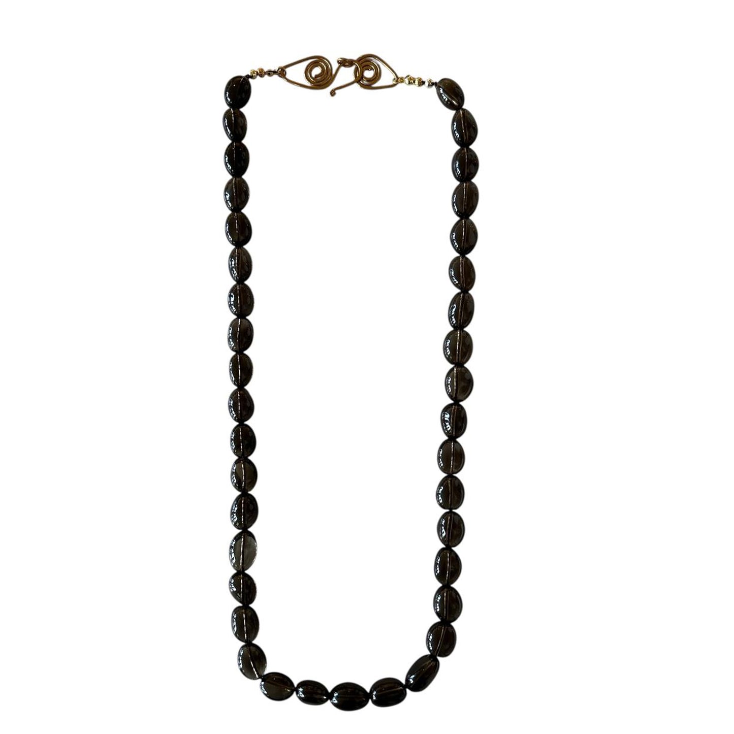 Long Smokey Quartz Nuggets Necklace Peggy Goodman Sold At Aqualta 3