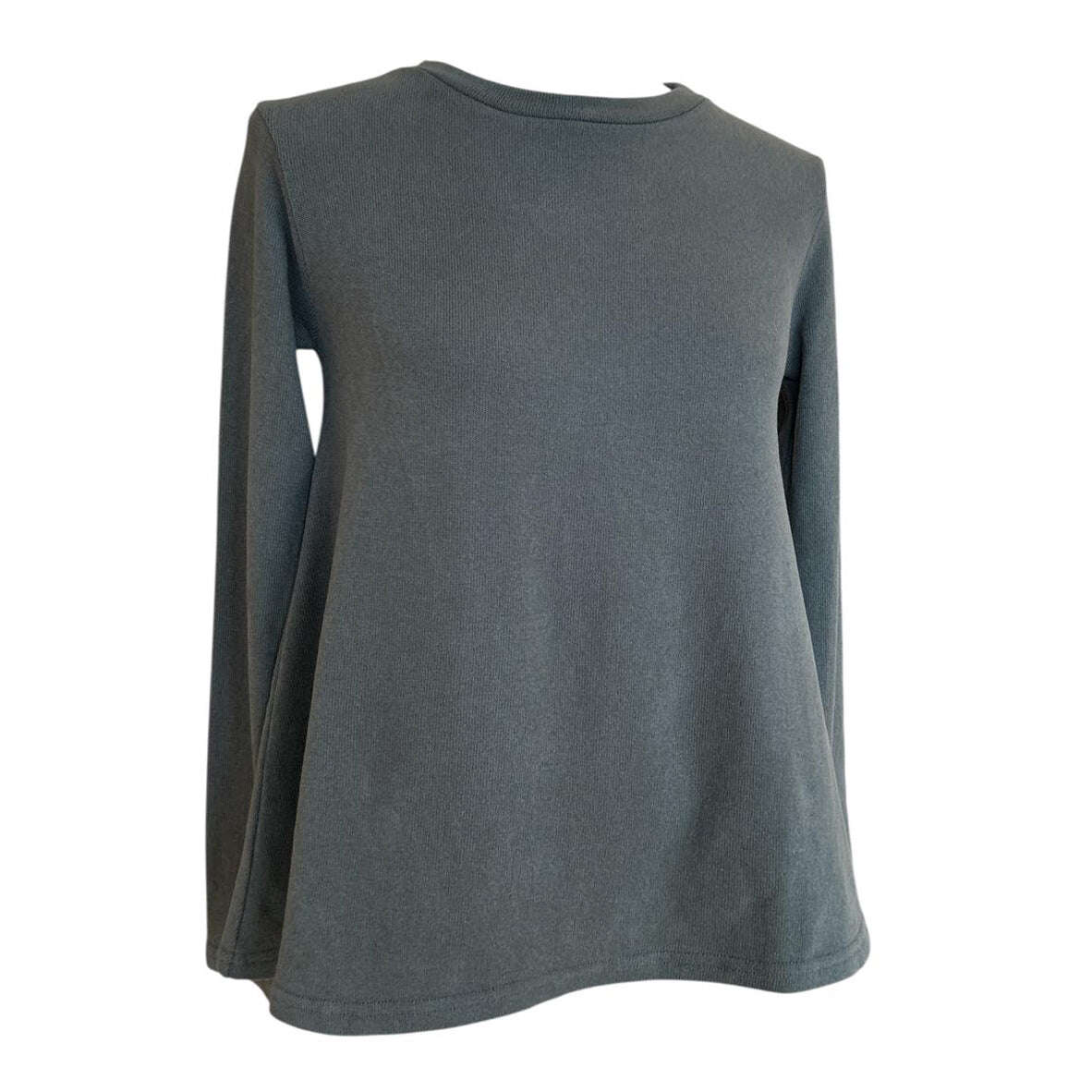 Our Round Neck Sweater Flare cut Taupe Nerami for women Sold at Aqualta