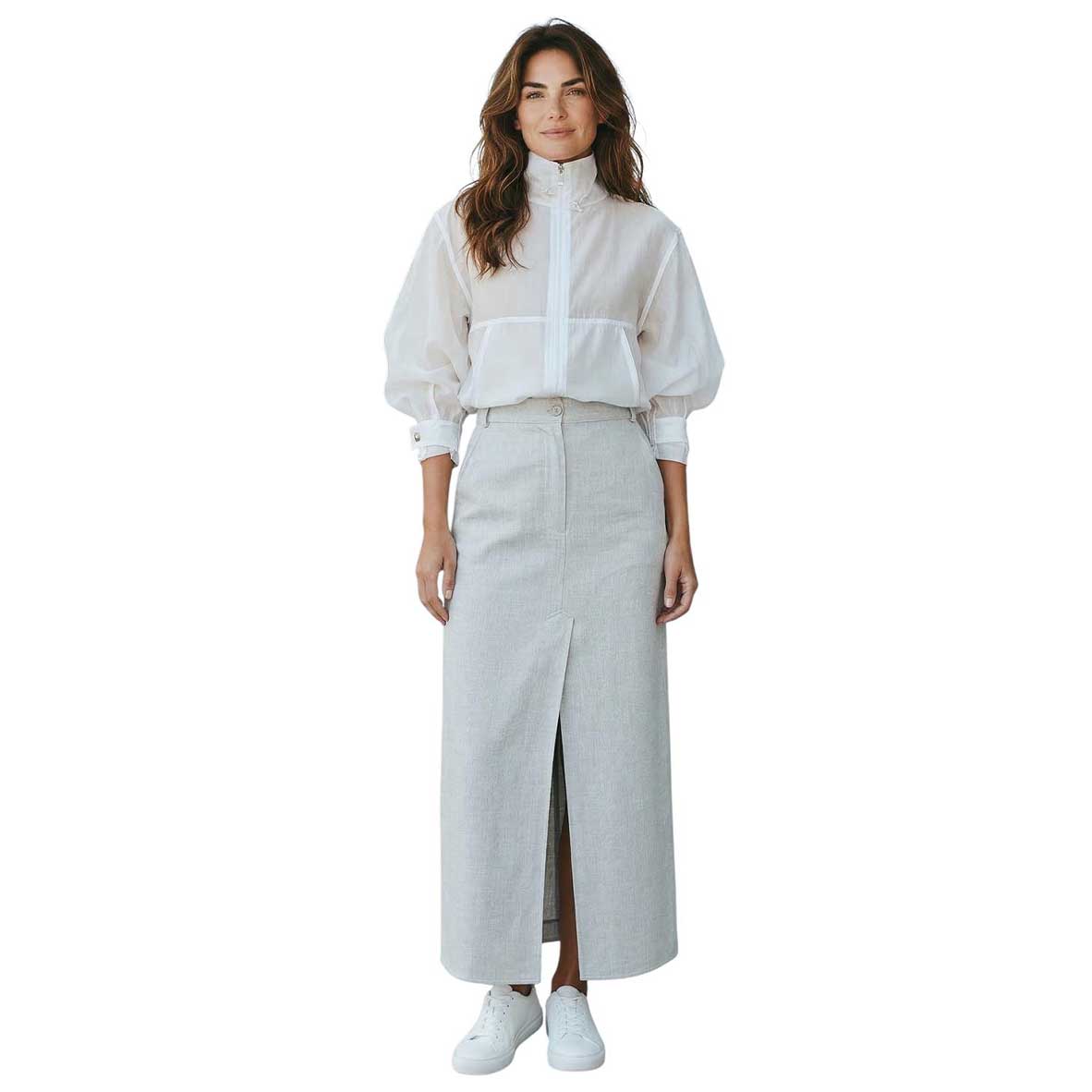 Tailor Pencil Skirt Maxi length Rocco Ragni sold at Aqualta 4