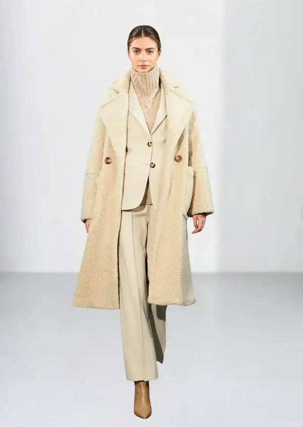 Teddy Coat Camel AQUALTA