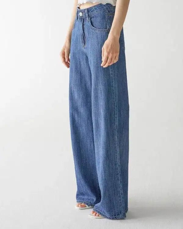 Denim Classic Mid waist Blue Japan - AQUALTA