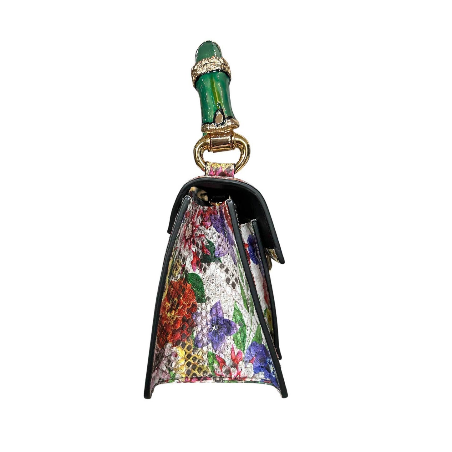 One of a Kind Handle bag Flowers - AQUALTA
