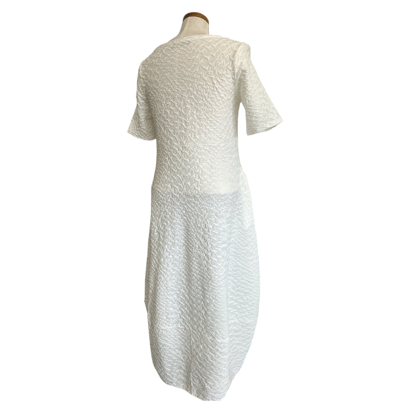 Long dress Short sleeves White Neirami at Aqualtawear 3
