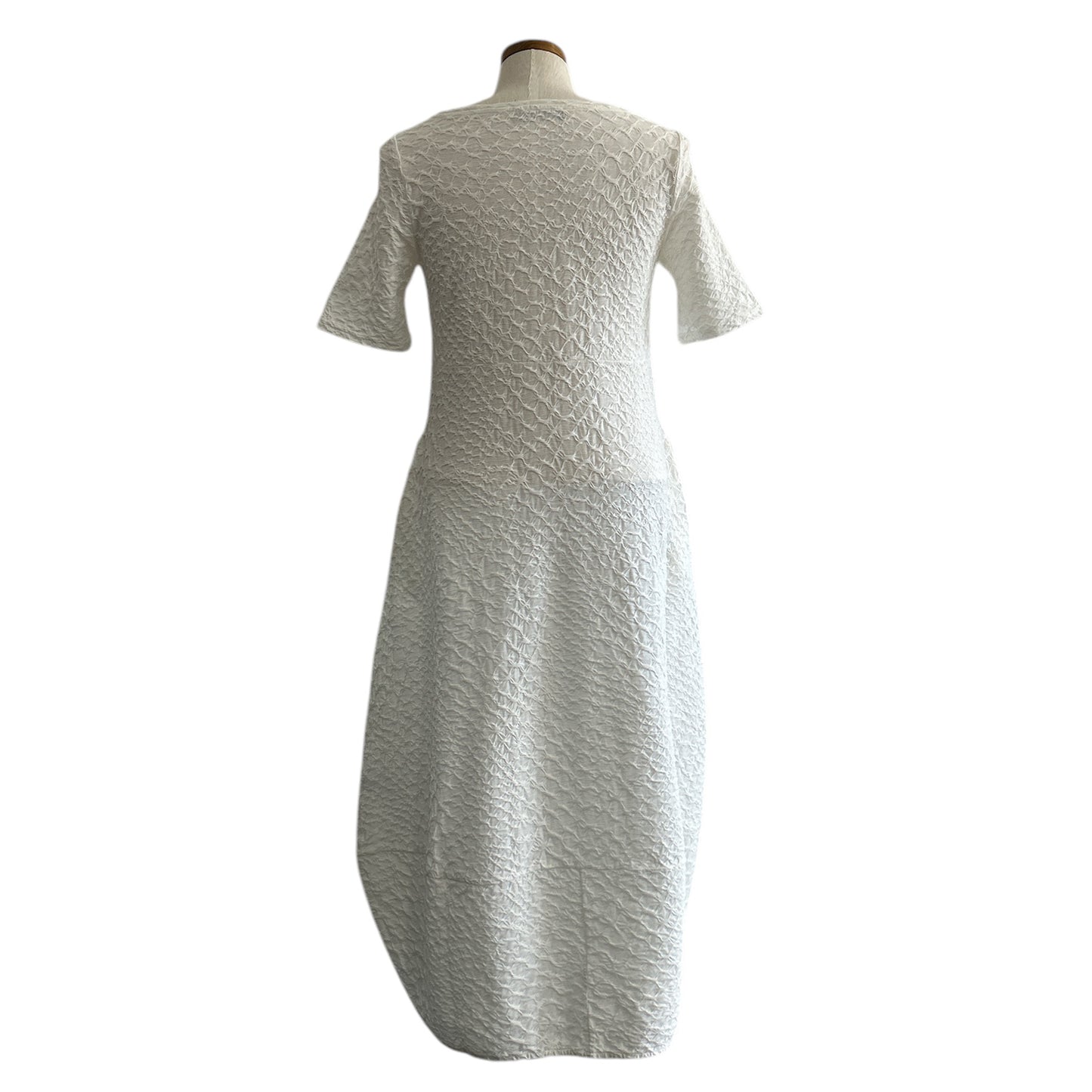 Long dress Short sleeves White Neirami at Aqualtawear 2