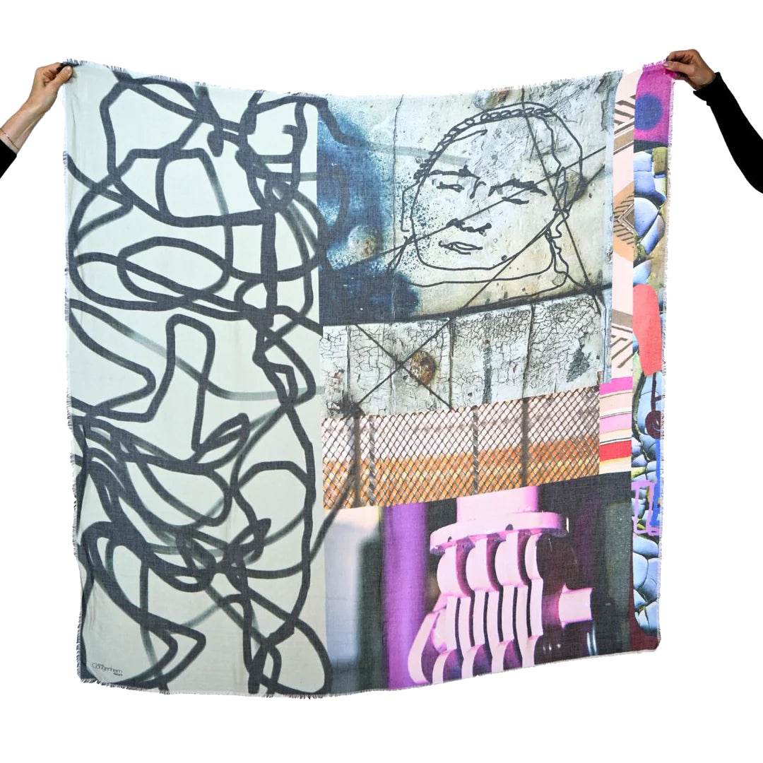 Silk Scarf Nouvelle Vague - AQUALTA