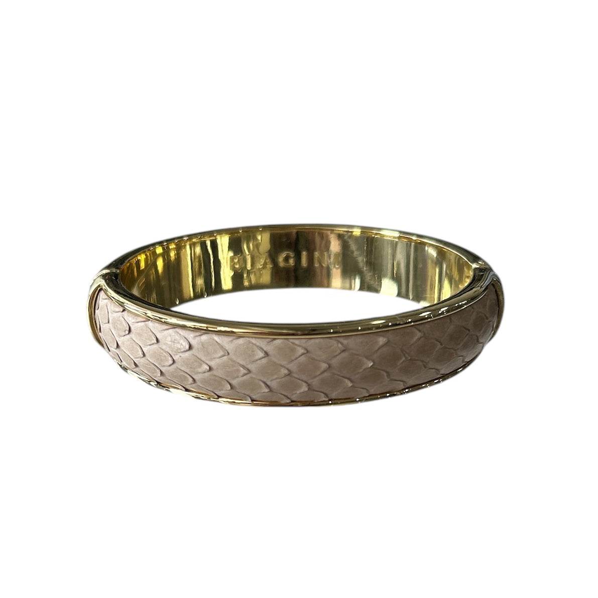 Python Leather Bangle - AQUALTA