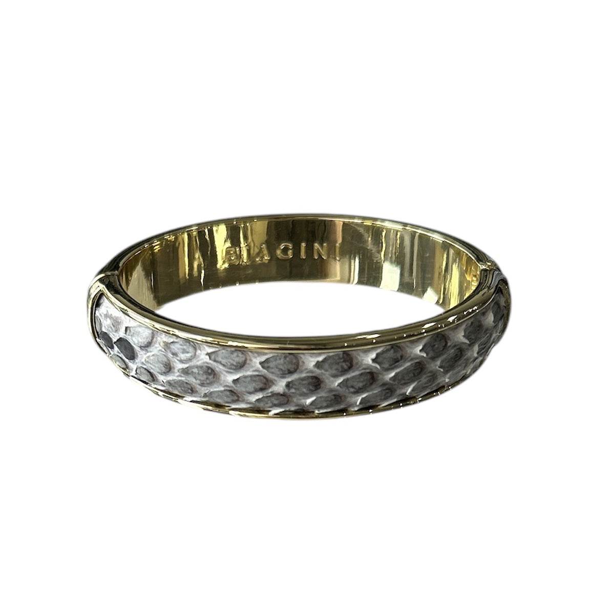 Python Leather Bangle - AQUALTA