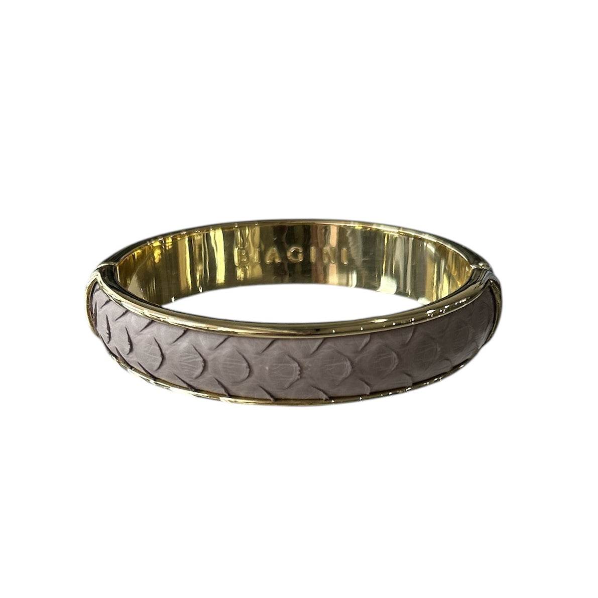 Python Leather Bangle - AQUALTA