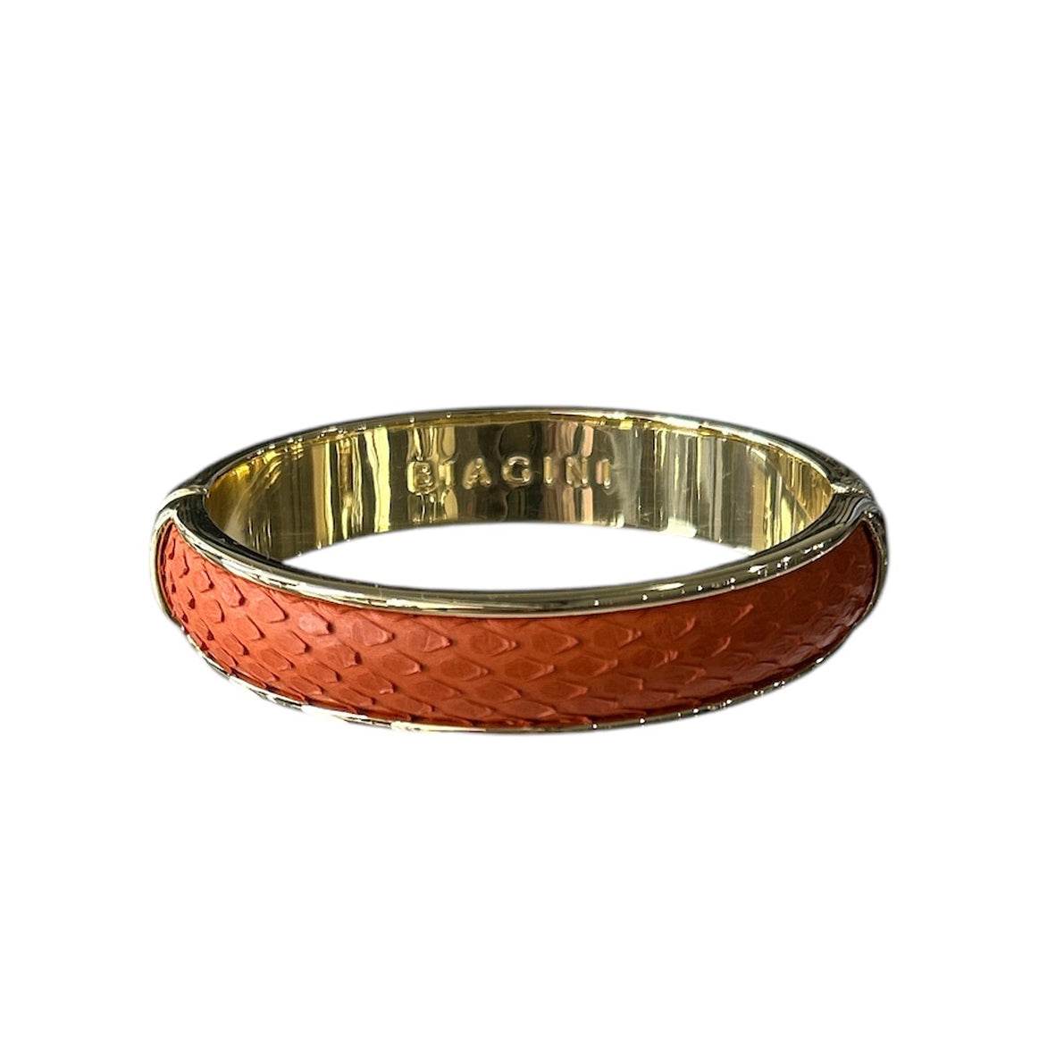 Python Leather Bangle - AQUALTA