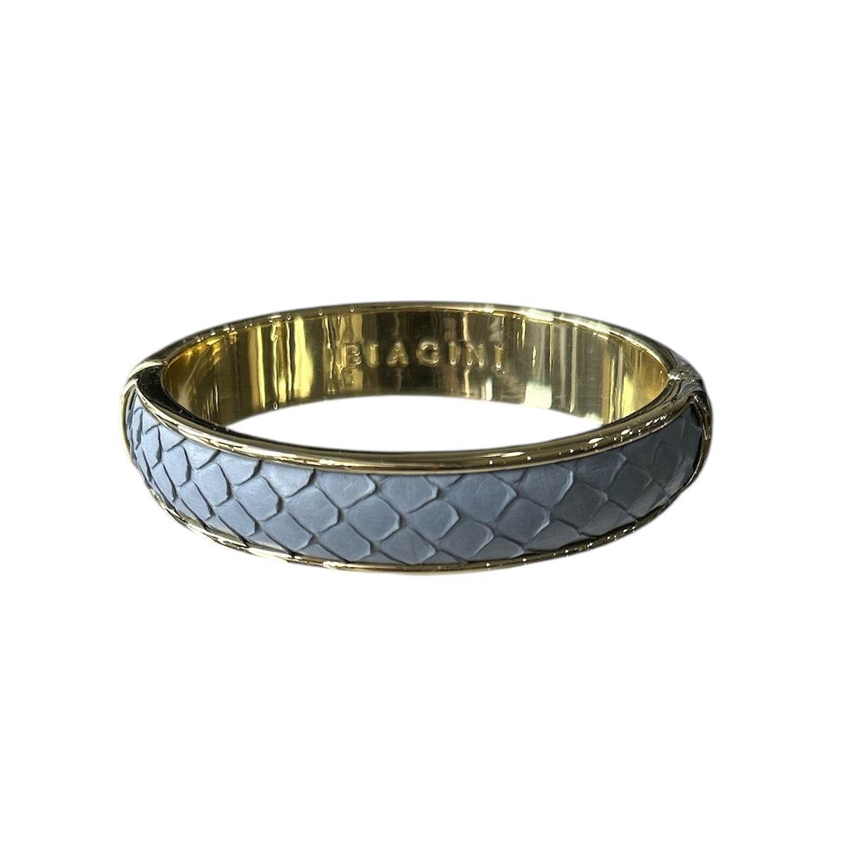 Python Leather Bangle - AQUALTA