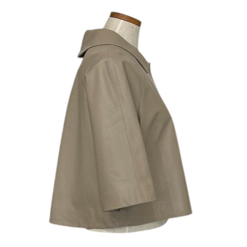 Leather Jacket Lido Sand - AQUALTA
