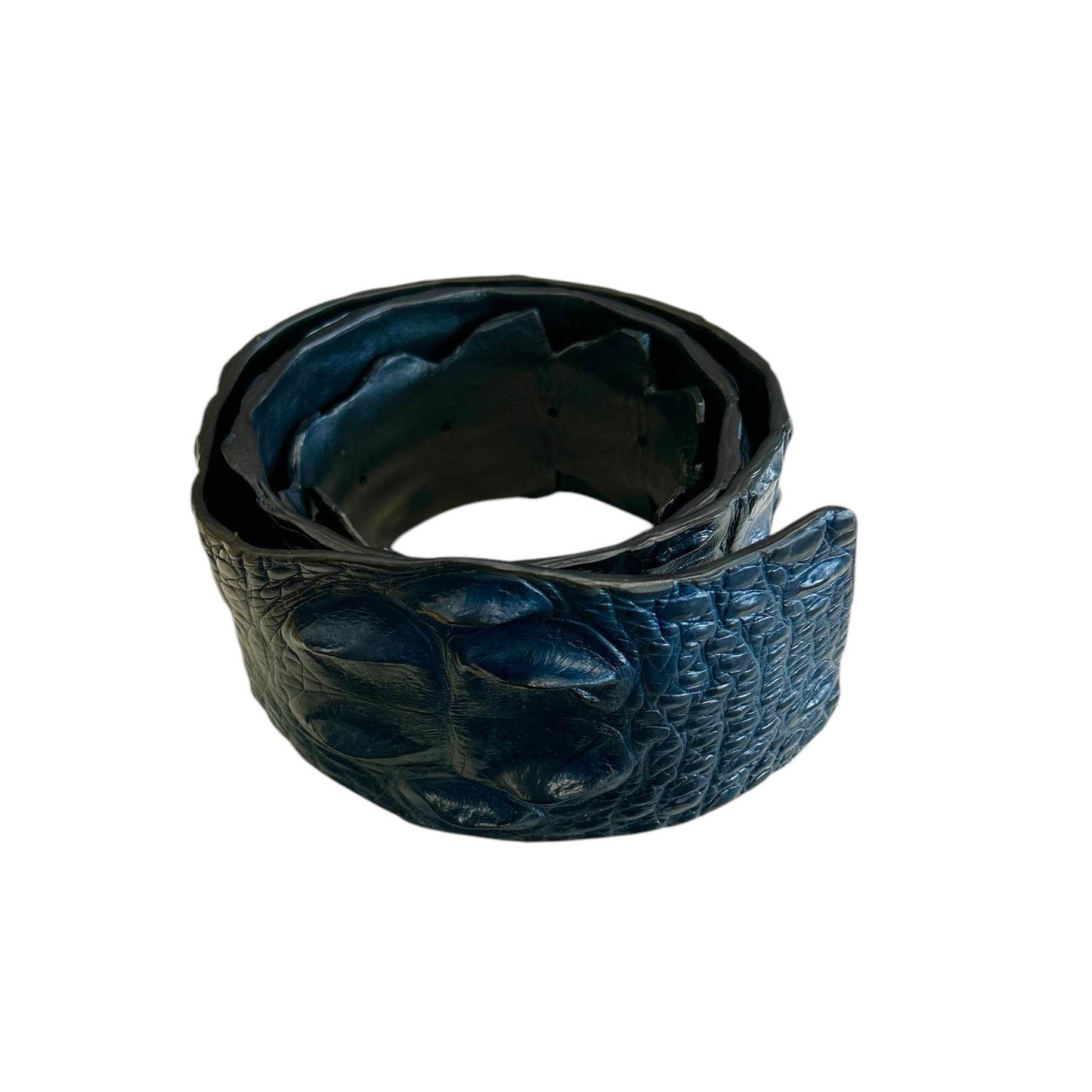 Belt Savana Crocodile Navy Blue - AQUALTA