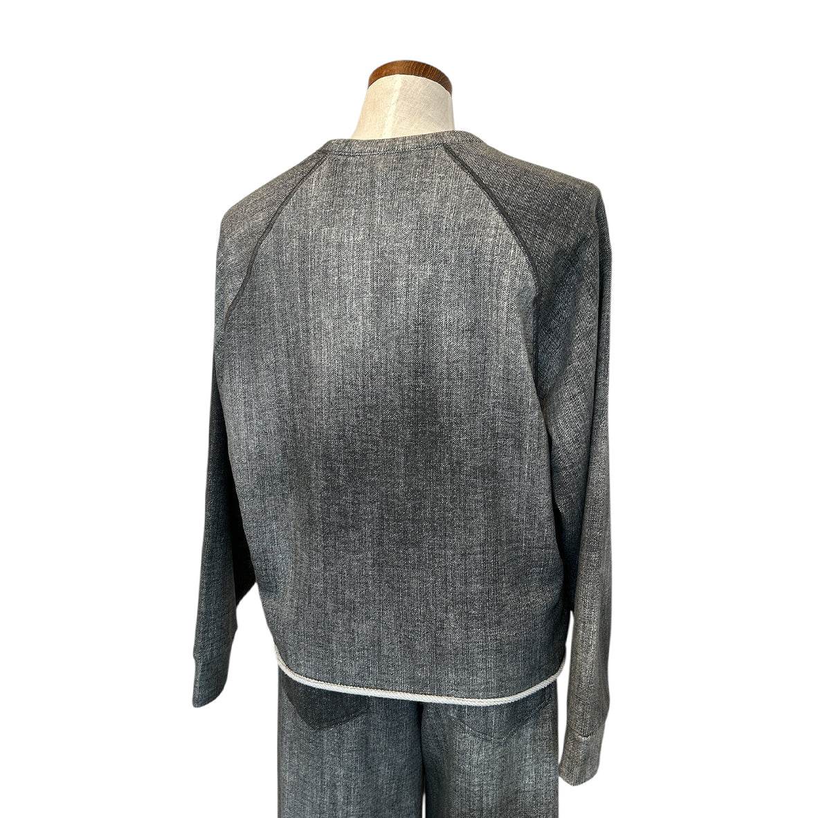 Sweatshirt Rinse Black - AQUALTA