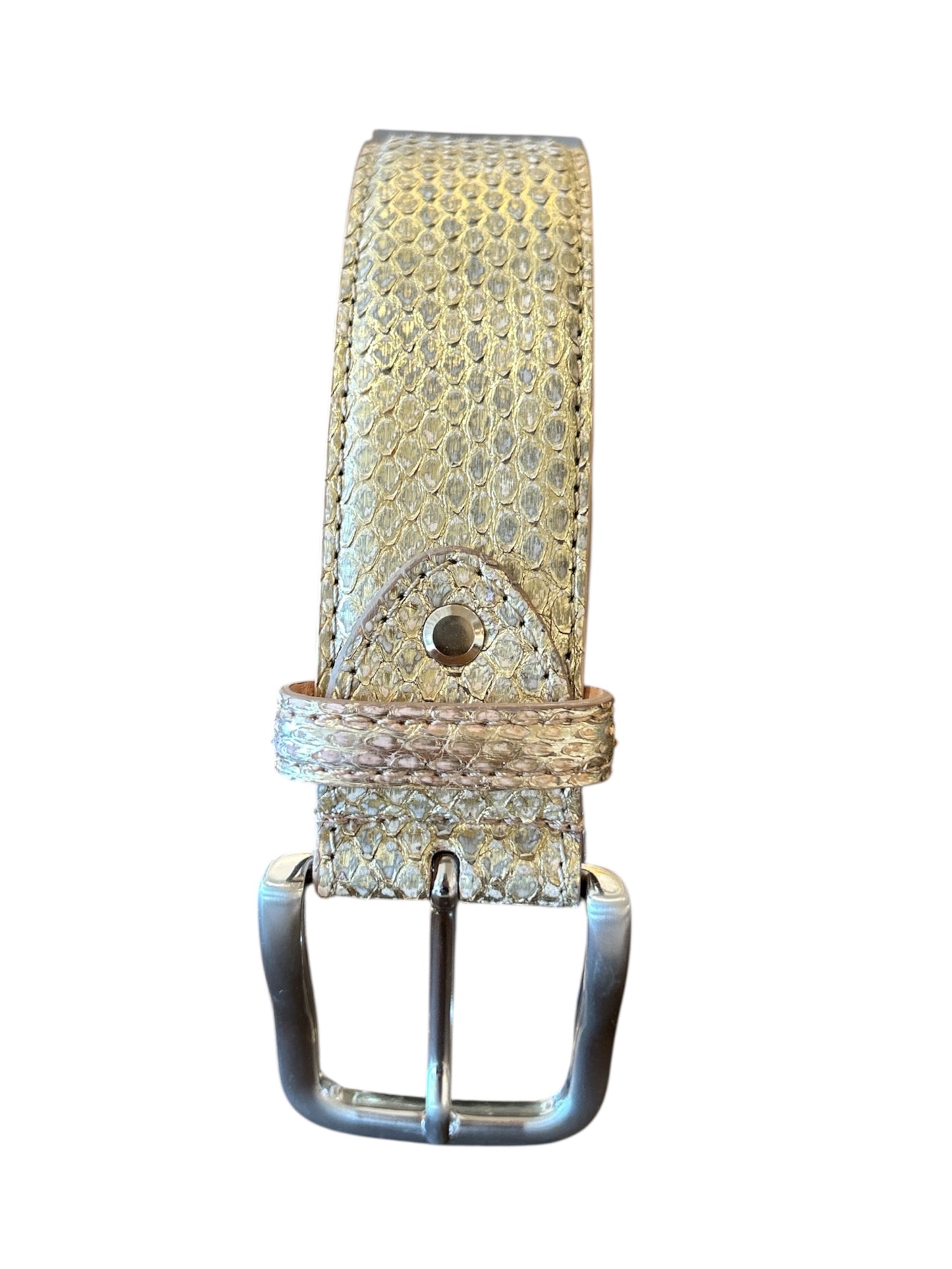 Metallic Gold Belt Python