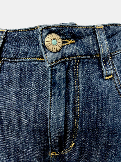 Denim Classic Mid waist Blue Japan Shaft Jeans Made In Italy At Aqualta 7
