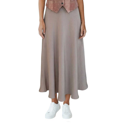 A-line Midi Skirt Sand Goodmatch sold at Aqualta 4