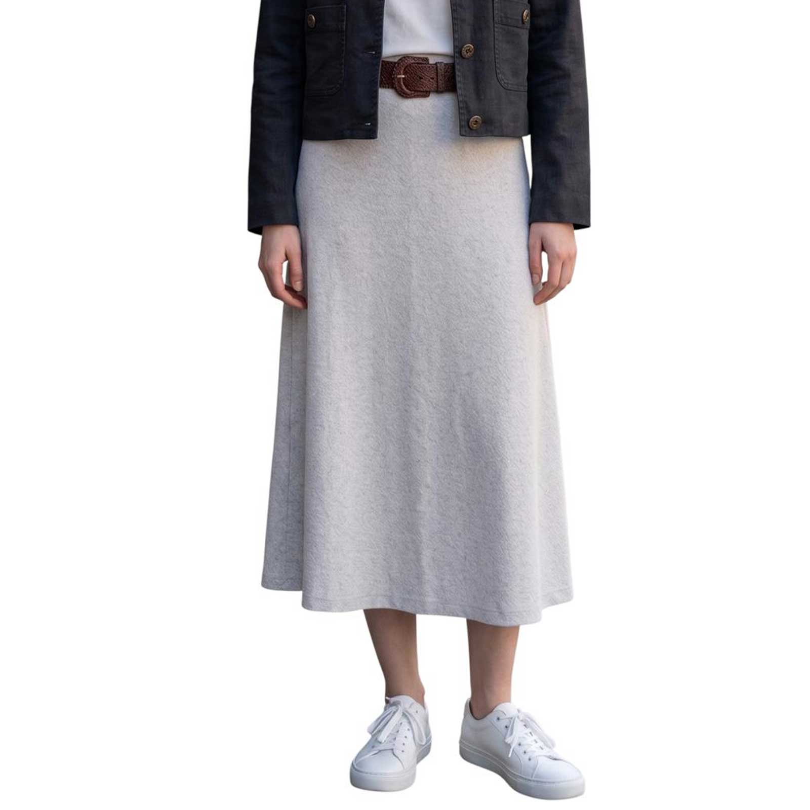 GoodMatch warm A-line maxi skirt with comfortable elastic waistband – Aqualta
