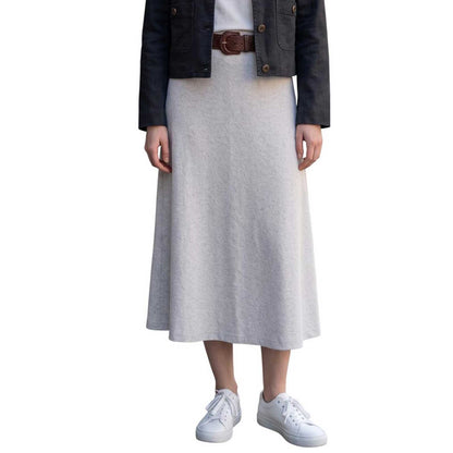 GoodMatch warm A-line maxi skirt with comfortable elastic waistband – Aqualta