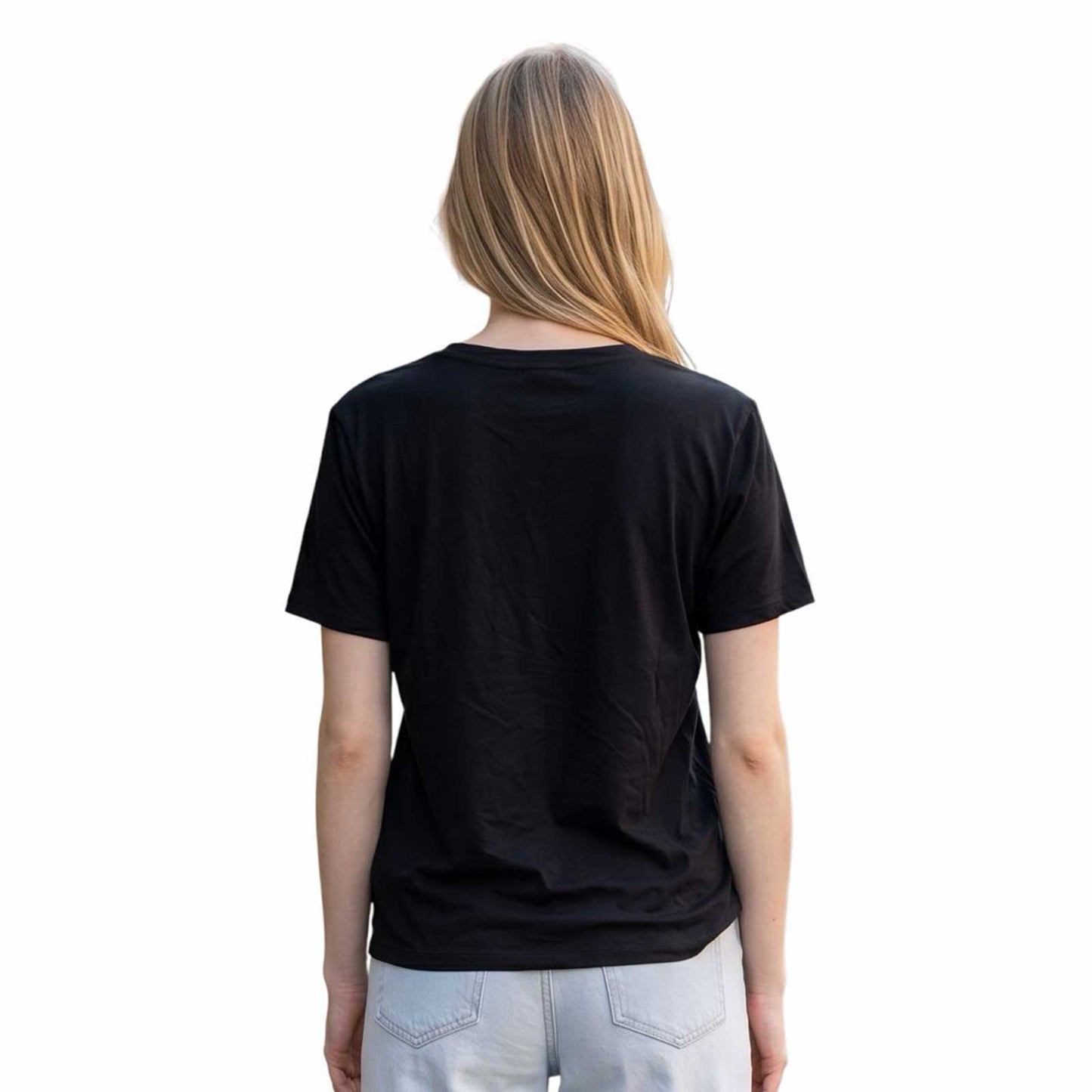Baby V-neck cotton Tee Black Revel sold at Aqualta 2