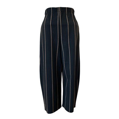 Back picture Easy Print Pants Stripes for women Neirami Sold at Aqualtawear