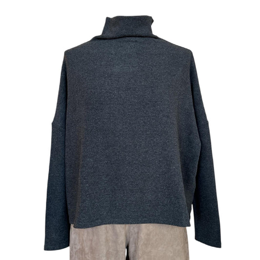 Basic Sweater Cowl Neck Grey For women sold at Aqualta