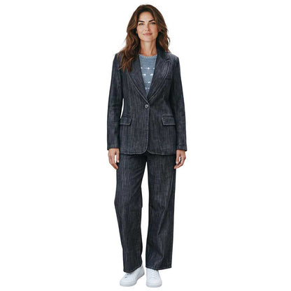 Black Denim Blazer Shaft Jean sold at Aqualta 2