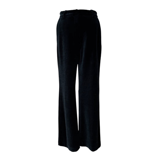Black Palazzo Pants Velvet for women Goodmatch sold at Aqualta