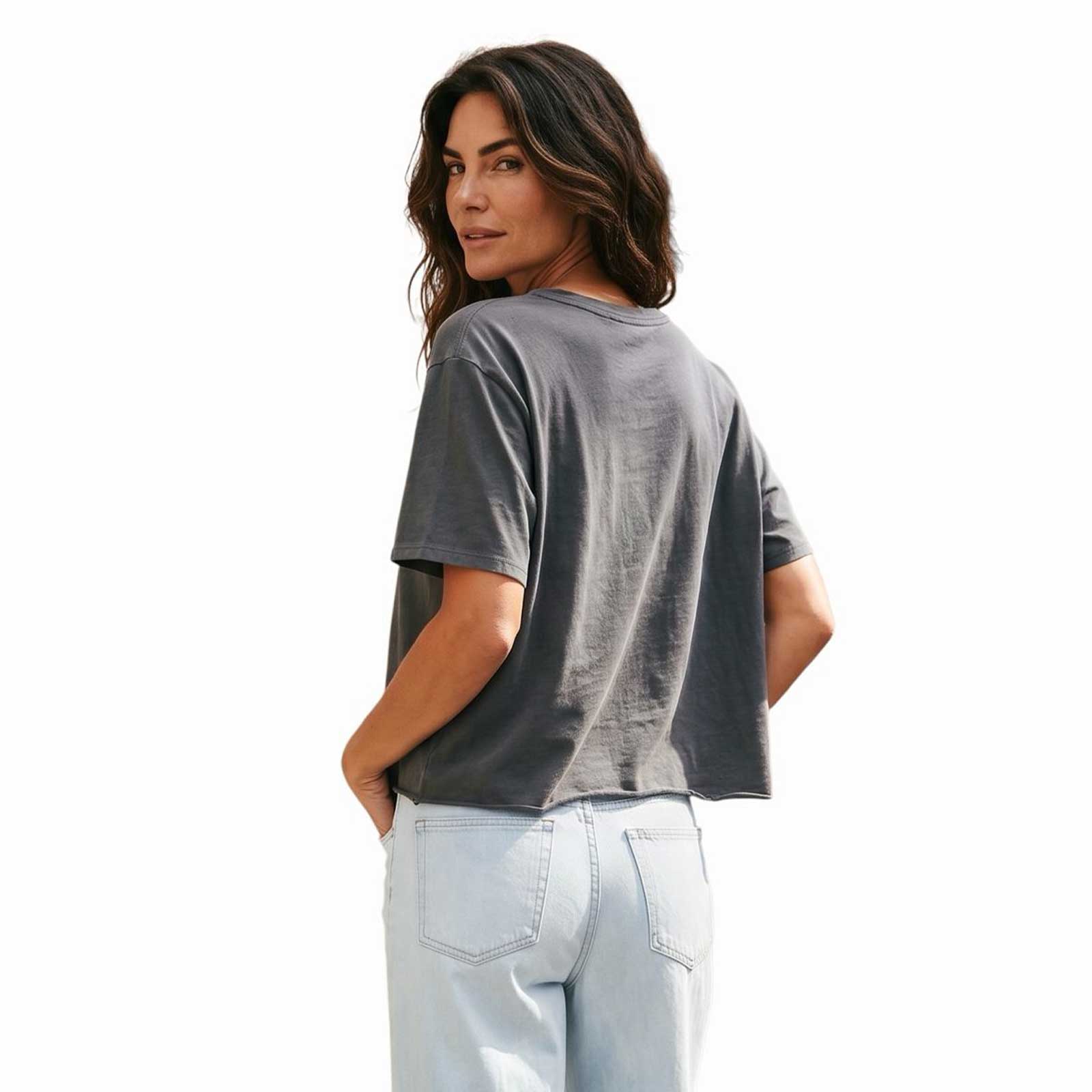 Boyfriend Tee boxy cut Vintage Grey Revel sold at Aqualta 2