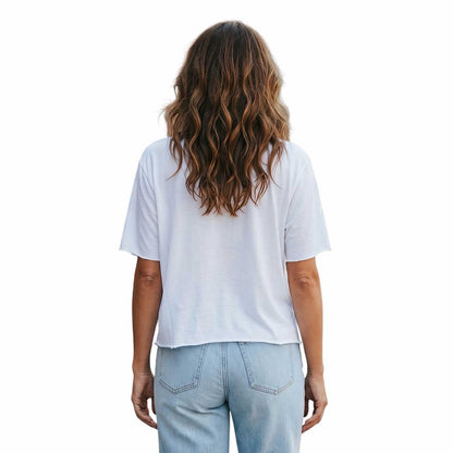 Boyfriend Tee boxy cut White revel sold at Aqualta 3
