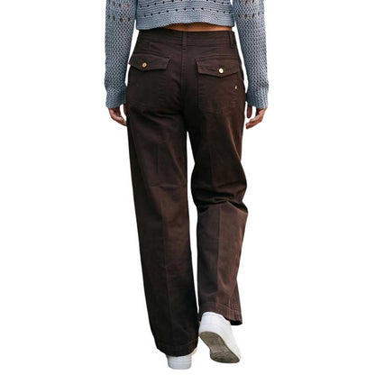 Brown Slight barrel jeans Shaft Jean sold at Aqualta 2