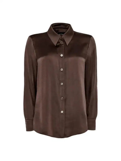 Collar Shirt Latia Matt Brown AQUALTA
