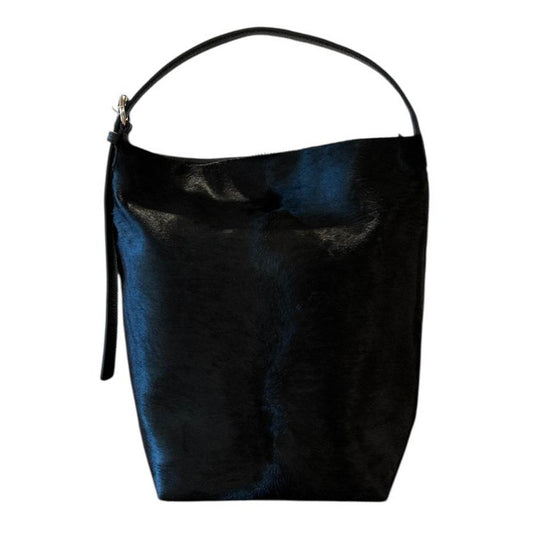 Front picture of Bucket Bag Pony hair Black sold at Aqualtawear