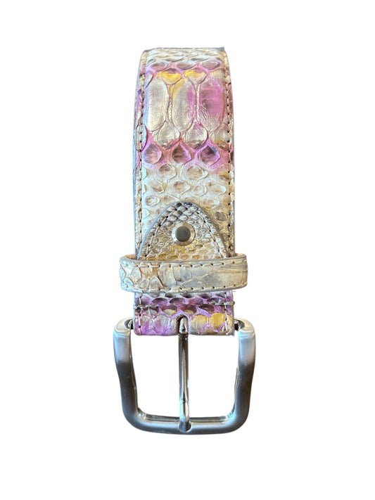 Chagall Mix Rose Belt Python