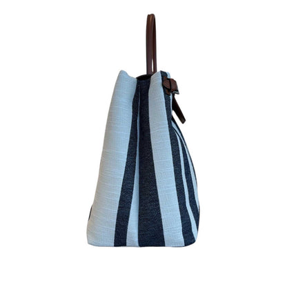 Canvas & Leather Travel Satchel Biagini sold at Aqualta 3