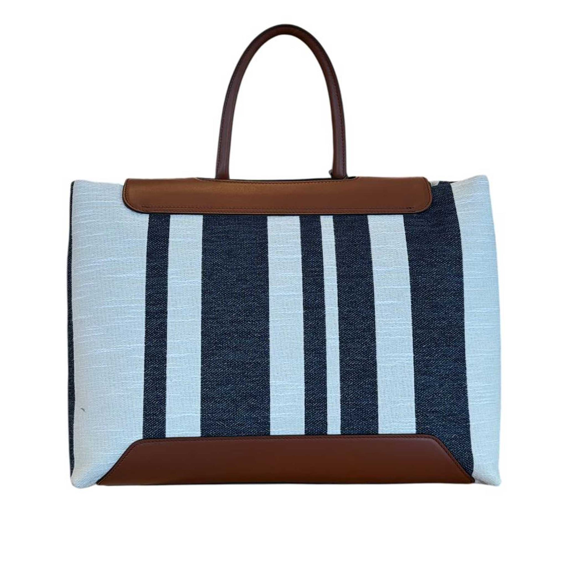Canvas & Leather Travel Satchel Biagini sold at Aqualta 2