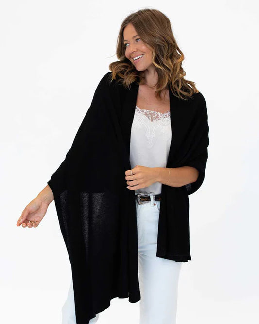 Cashmere Travel Wrap black