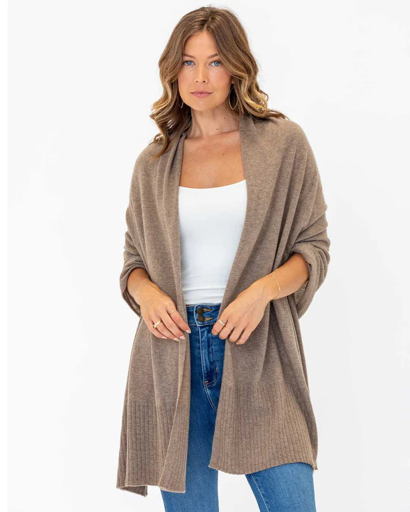 Cashmere Travel Wrap Taupe