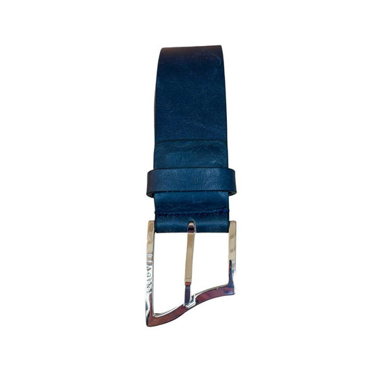 Casual Leather Belt Navy Biagini sold at Aqualta